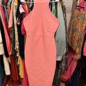 Fashion Nova pink dress bandage